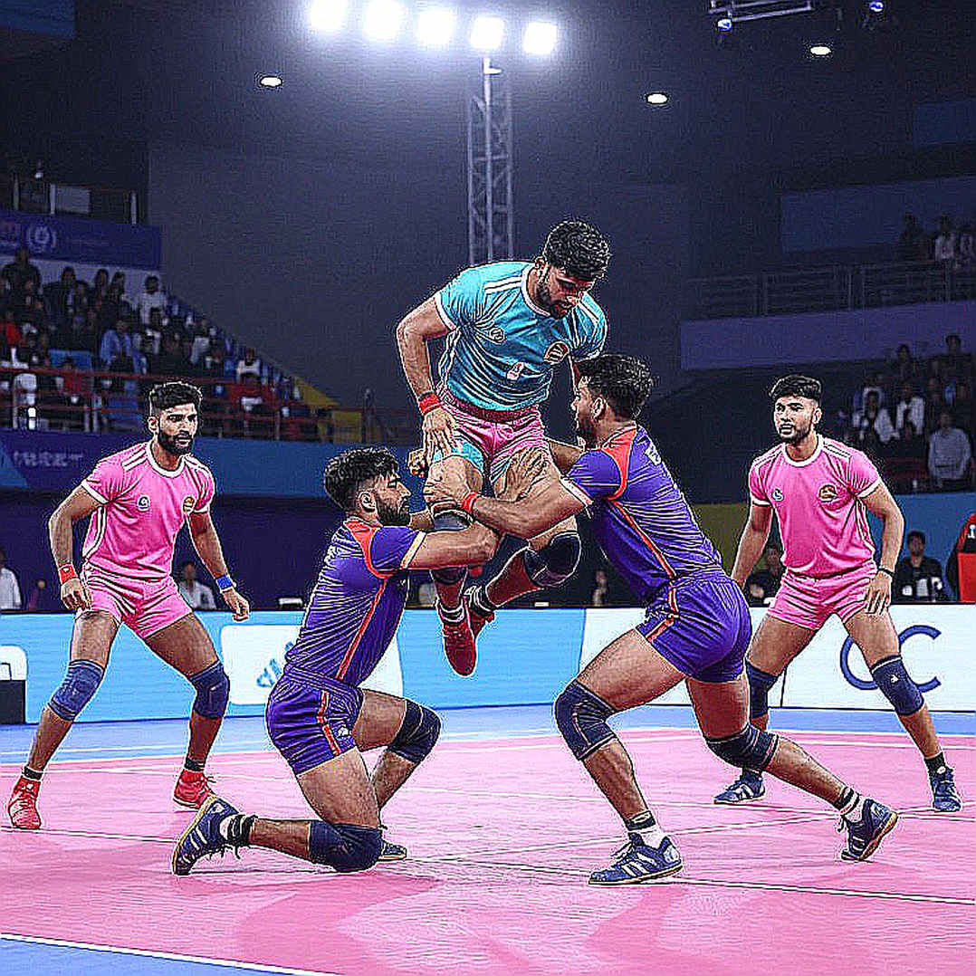 এশিয়ান গেমস ২০২৬ কাবাডি: সেমিফাইনালে ভারত, ইরান, চাইনিজ তাইপে ও থাইল্যান্ড এশিয়ান গেমস ২০২৬ কাবাডি: সেমিফাইনালে ভারত, ইরান, চাইনিজ তাইপে ও থাইল্যান্ড